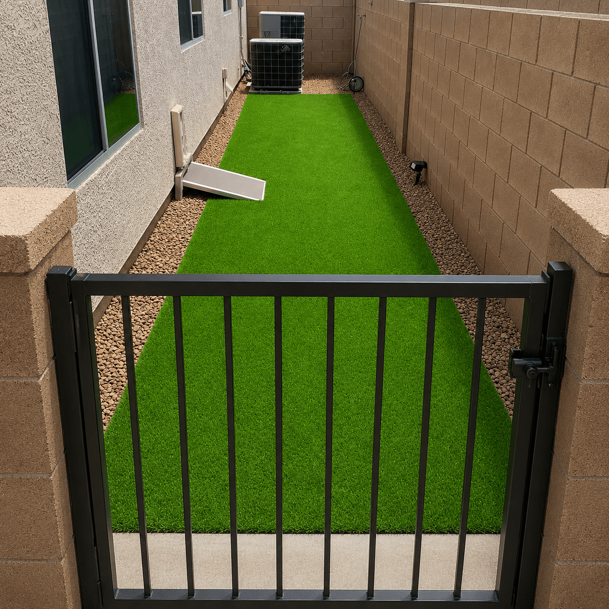 Side Yards & Dog Runs — LandUp artificial turf installation, Phoenix AZ